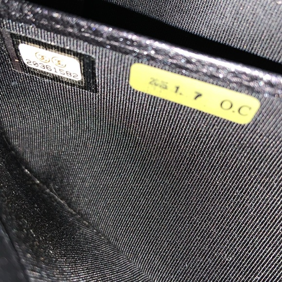 Authentic Chanel Metallic Perforated Quilted Zippy Wallet - Picture 16 of 16